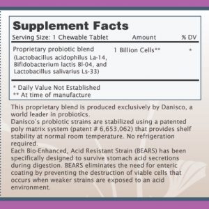 Children's Acidophilus 60 Chewable Tablets