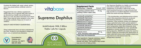 Suprema Dophilus Multi Probiotic