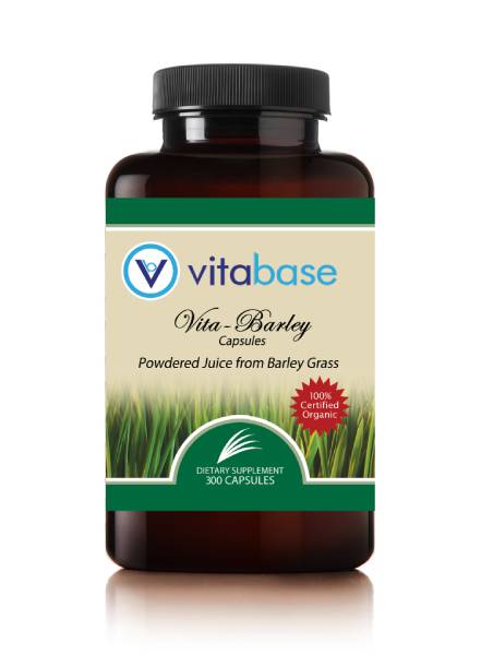 Vita-Barley Capsule - 100% pure organic barley powder with no fillers.