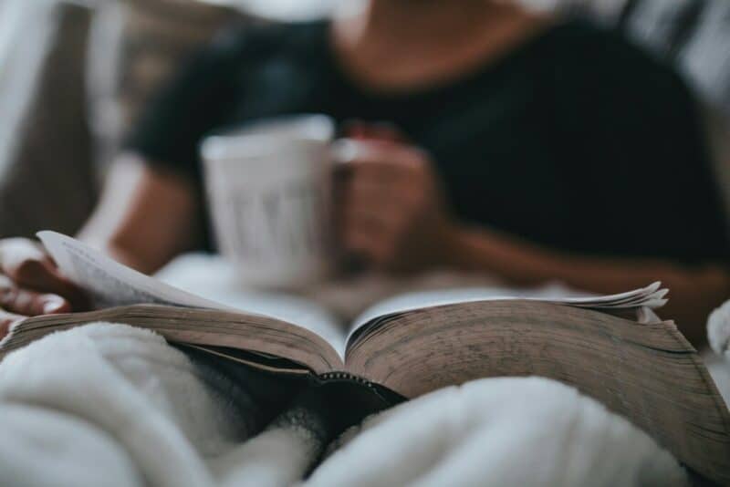 book and mug