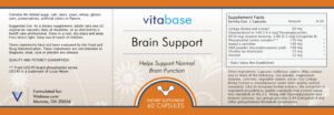 Brain Support label