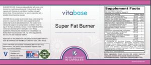 Super Fat burner label