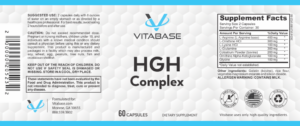 Vitabase HGH Complex label