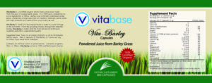 Vita-barley label