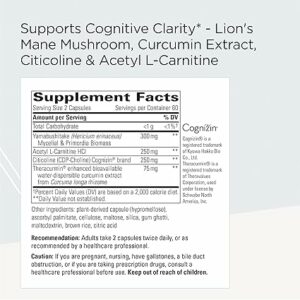 Integrative Therapeutics ProThrivers Brain label