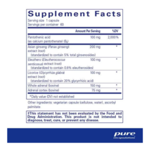 Pure Encapsulations ADR Formula® Lable