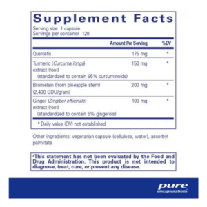 Pure Encapsulations AI Formula Lable