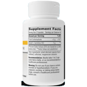 Integrative Therapeutics Acetyl L-Carnitine Lable