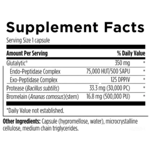 Designs for Health AllerGzyme™ Lable