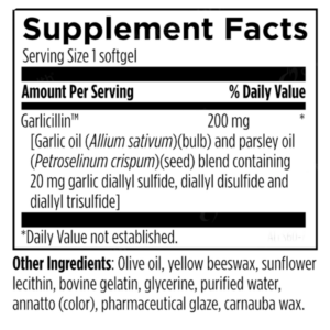 Designs for Health Allicillin™ Lable