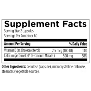 Designs for Health Calcium Malate Lable