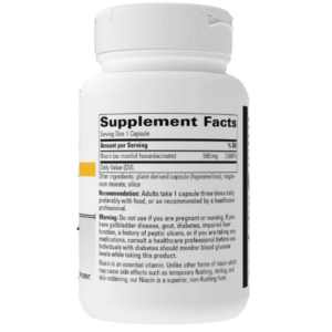 Integrative Therapeutics Flush-Free Niacin Lable