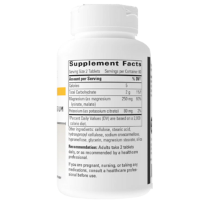 Integrative Therapeutics Krebs MagnesiumPotassium Lable