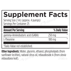 Designs for Health Liposomal NeuroCalm™ Lable