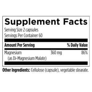 Designs for Health Magnesium Malate Lable