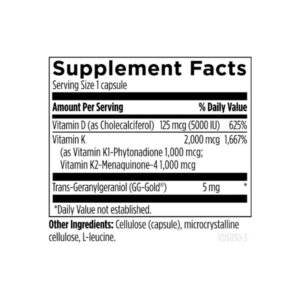 Designs for Health Vitamin D Supreme label