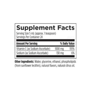 Designs for Health Liposomal Vitamin C label