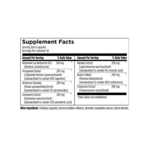 Designs for Health GlucoSupreme™ Herbal label