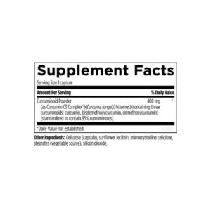 Designs for Health C3 Curcumin Complex label