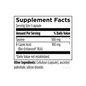 Designs for Health Stabilized R-Lipoic Acid Supreme label