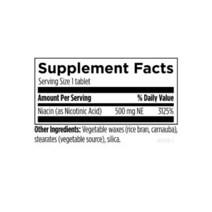 Designs for Health Niacin CRT™ 500 mg label