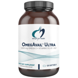 Designs for Health OmegAvail™ Ultra with Vitamin D3, K1 and K2