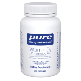 Pure Encapsulations Vitamin D3 25 mcg 1,000 IU