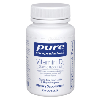 Pure Encapsulations Vitamin D3 25 mcg 1,000 IU