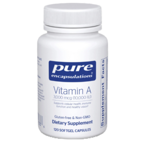 Pure Encapsulations Vitamin A 3,000 mcg 10,000 IU