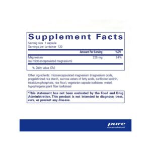 Pure Encapsulations UltraMag Magnesium label