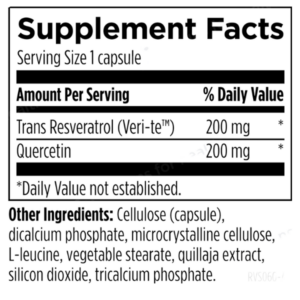 Designs for Health Resveratrol Supreme Lable