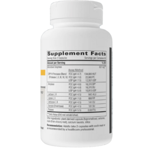 Integrative Therapeutics Similase GFCF Lable