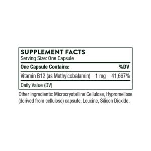 Thorne Vitamin B12 Methylcobalamin
