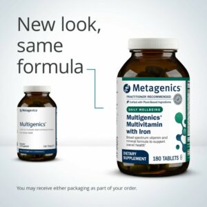 Multigenics® Multivitamin with Iron new look