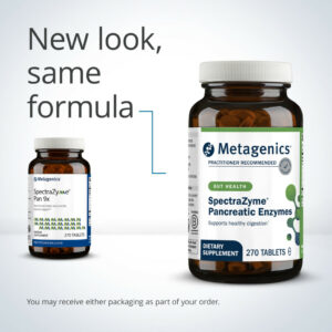 SpectraZyme Pancreatic Enzymes 270 label new look