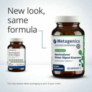 SpectraZyme Gluten Digest Enzymes new look