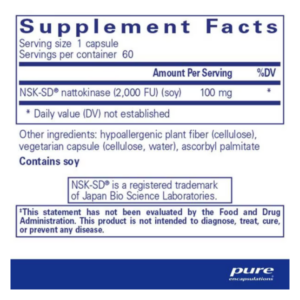 NSK-SD (Nattokinase) 100 mg - Image 2