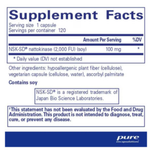 NSK-SD (Nattokinase) 100 mg - Image 2