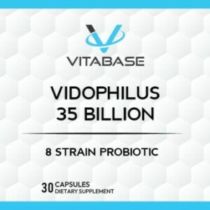 Vitabase Vidophilus 35 billion probiotic label