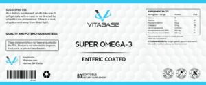 Vitabase Super Omega-3 label