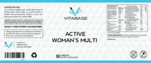 Vitabase Active Woman's Multi label