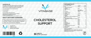 Vitabase Cholesterol Support label