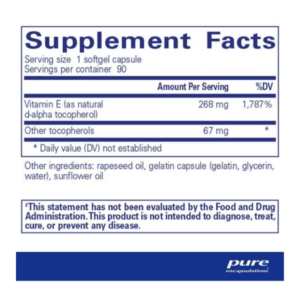 Vitamin E with Mixed Tocopherols - Image 2